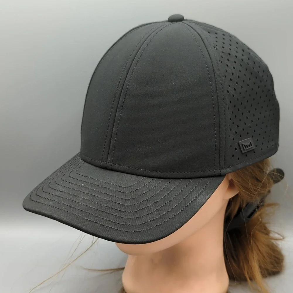 Melin A GAME HYDRO Performance Snapback Hat Cap Black Size Classic